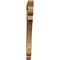 Ekena Millwork Olympic Slat Rough Sawn Bracket, Western Red Cedar, 4"W x 48"D x 48"H BKT04X48X48OLY06RWR - alternate 2